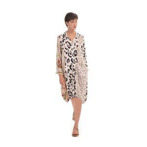 Alembika Women's Cheetah Floral Print Cat Wonderful Dress Multicolor Size 6